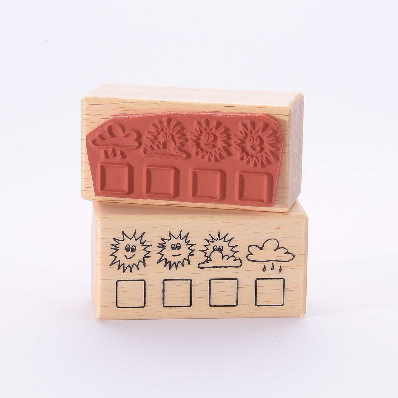 Motivstempel: Lehrerstempel · Sonne & Wolken