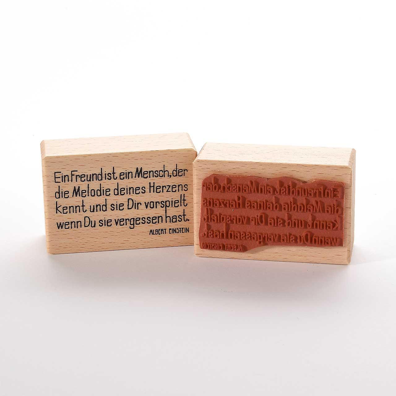 Motivstempel: Ein Freund ist ein Mensch, der ...