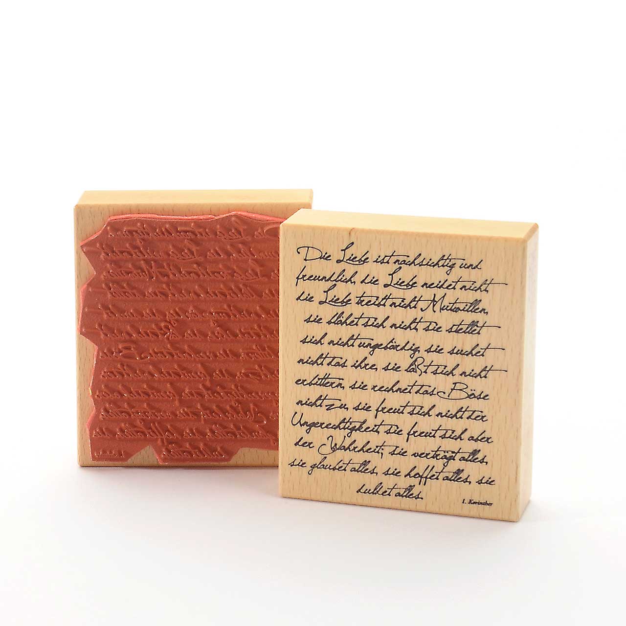 Motivstempel: Die Liebe ist nachsichtig ...